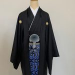 【男性袴】黒・菊菱