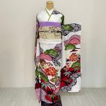 【振袖】白・松