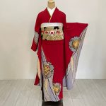 【振袖】赤・桜