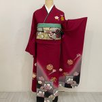 【振袖】赤・桜