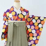 【卒業袴】黒・菊