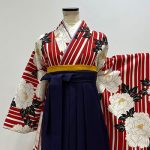 【卒業袴】赤・ｽﾄﾗｲﾌﾟ