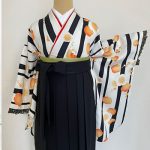 【卒業袴】白/黒・梅