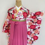 【卒業袴】白・菊