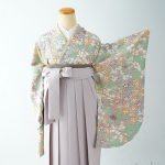 【卒業袴】緑・梅