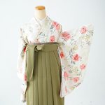 【卒業袴】白・洋花