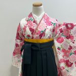 【卒業袴】白・ﾊﾞﾗ