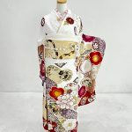 【振袖】白・梅