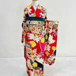 【振袖】赤・梅