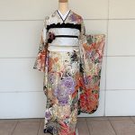 【振袖】白・薔薇