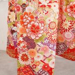 【振袖】白/赤・桜