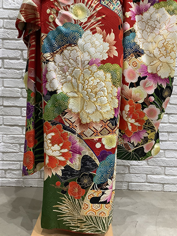 【振袖】赤・牡丹