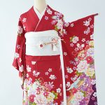 【振袖】赤・桜