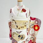 【振袖】白・梅