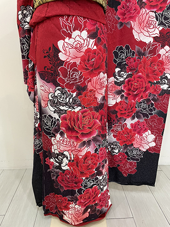 【振袖】赤・ﾊﾞﾗ