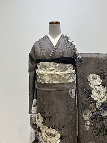 【振袖】茶・ﾊﾞﾗ