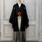 【男性袴】黒・菊菱