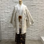 【男性袴】白/金・桜