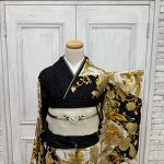 【振袖】黒/金・牡丹