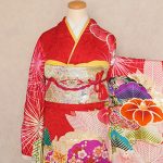 【振袖】赤・椿