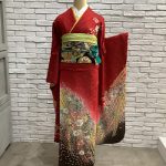 【振袖】赤・桜