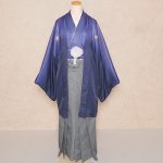 【男性袴】青・菊菱