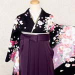 【卒業袴】黒・桜