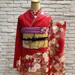 【振袖】赤/黒・桜