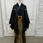 【男性袴】黒・菊菱