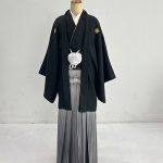 【男性袴】黒・菊菱