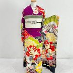 【振袖】紫・牡丹