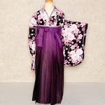 【卒業袴】黒・桜