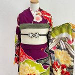 【振袖】紫・牡丹