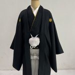 【男性袴】黒・菊菱