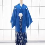 【男性袴】青・菊菱