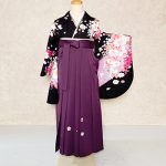 【卒業袴】黒・桜