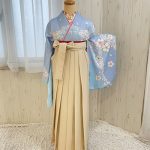 【卒業袴】水色・桜