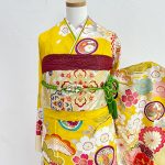 【振袖】黄色・菊