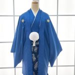 【男性袴】青・菊菱