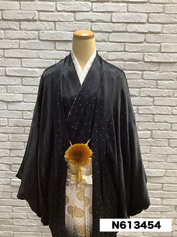 【男性袴】黒/ﾄﾞｯﾄ