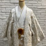 【男性袴】白/金・桜