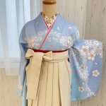 【卒業袴】水色・桜