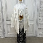 【男性袴】白・菊菱