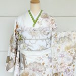 【振袖】白・牡丹