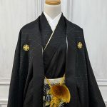 【男性袴】黒・菊菱