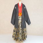 【男性袴】黒・菊菱