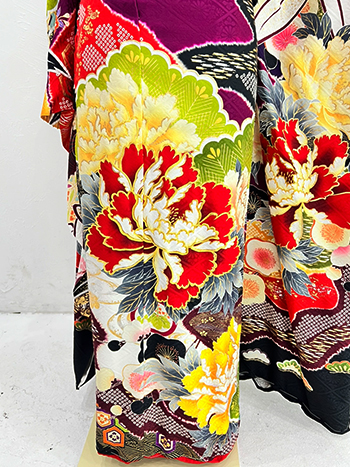 【振袖】紫・牡丹