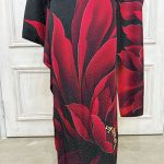 【振袖】黒/赤・牡丹