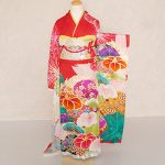 【振袖】赤・椿