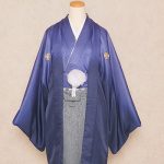 【男性袴】青・菊菱